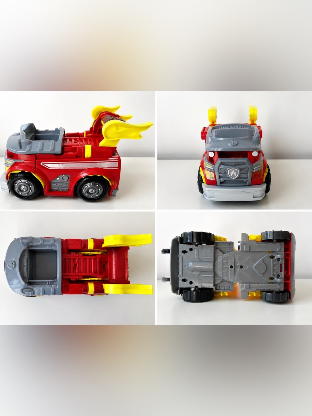 Paw Patrol Mighty Pups Super Paws Powered Up Vehicle Marshall Fire Truck